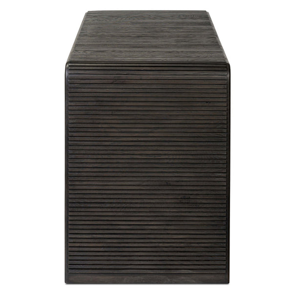 Home Fashion Leo Console Table Smoked Black By Four Hands