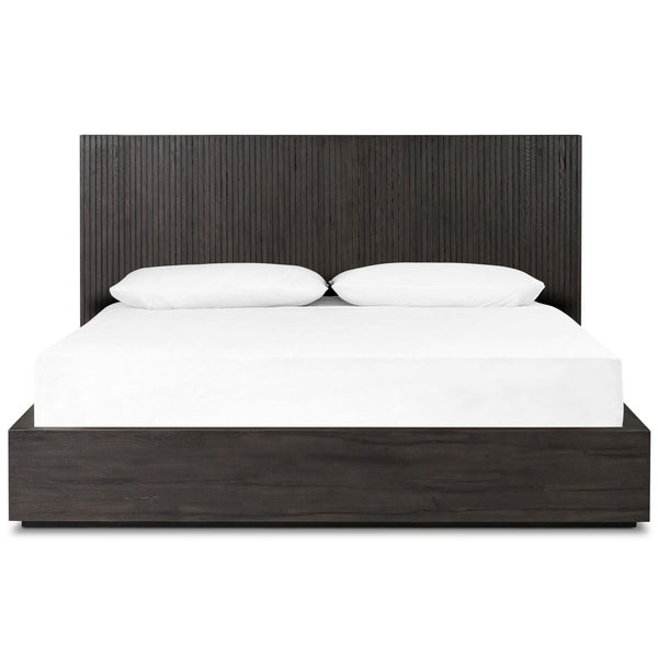 Home Fashion Leo King Bed Smoked Black By Four Hands