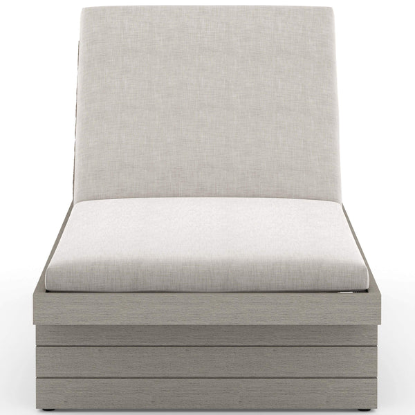 Home Fashion Leroy Outdoor Chaise Stone Grey/Weathered Grey By Four Hands