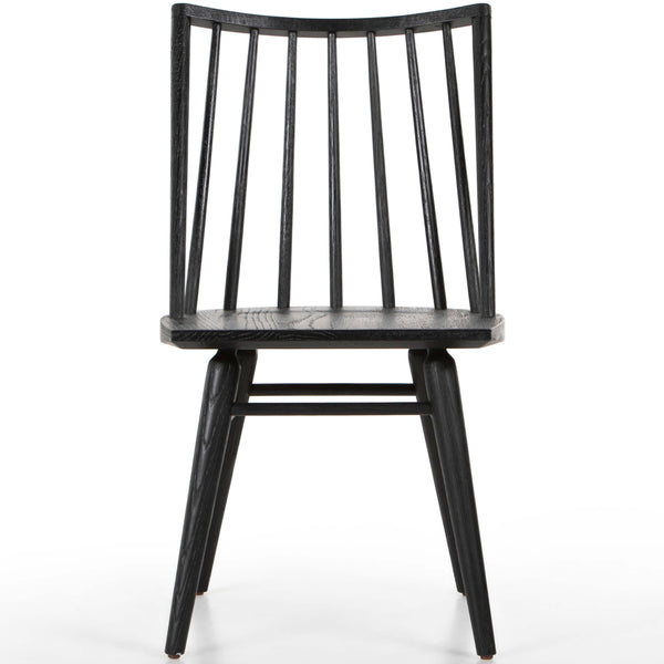 Home Fashion Lewis Windsor Dining Chair Black Oak Set Of 2 By Four Hands