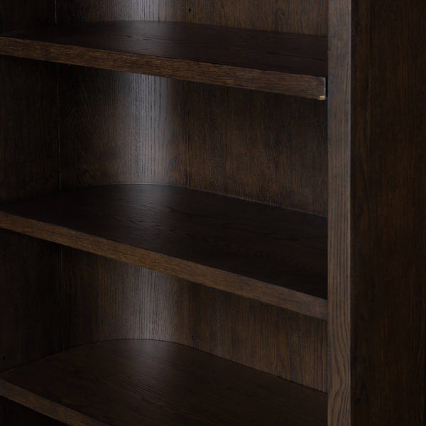 Home Fashion Lockhart Bookcase Rubbed Black By Four Hands