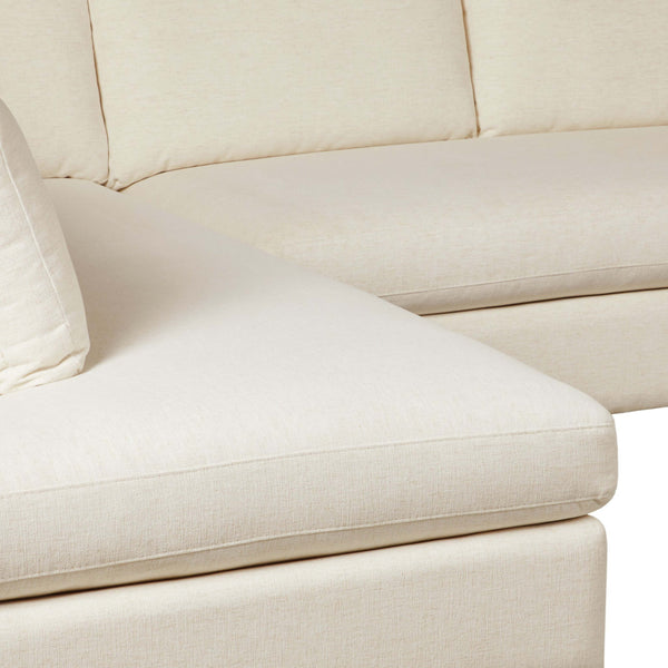 Home Fashion Lucien 2 Piece Sectional Nomad Snow By Four Hands