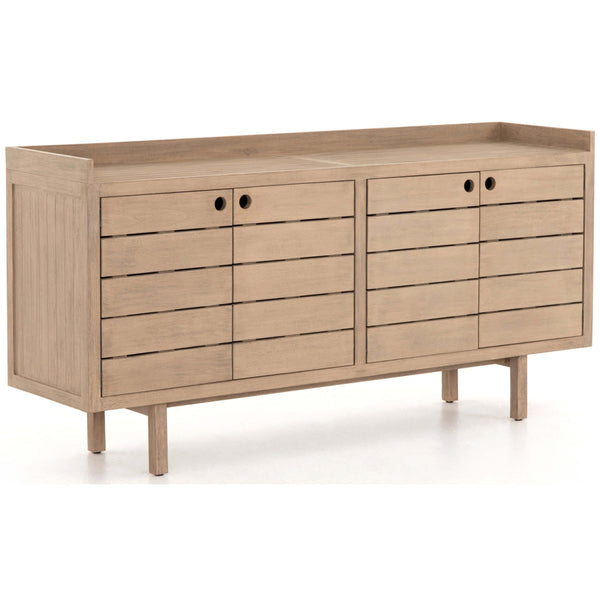 home fashion Lula Outdoor Sideboard Washed Brown by Four Hands