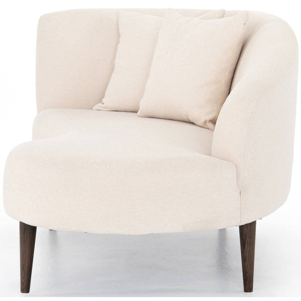 Home Fashion Luna LAF Chaise Capri Oatmeal By Four Hands