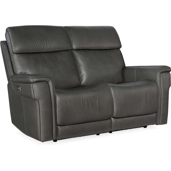 home fashion Lyra Zero Gravity Leather Power Loveseat Sahara Dorian Gray