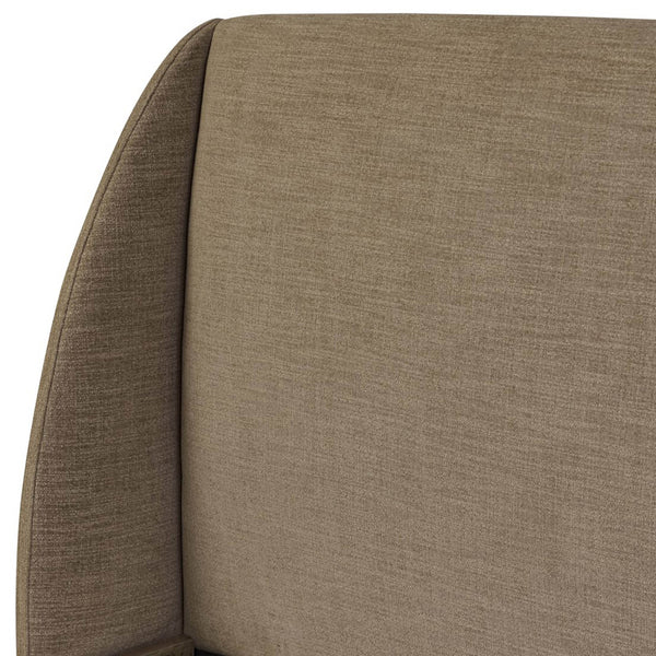 Home Fashion Maeve Upholstered Headboard Bed Laken Taupe By Four Hands
