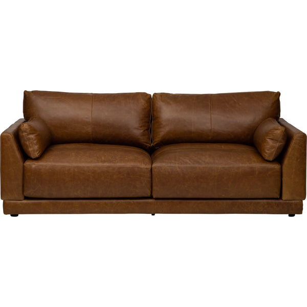 home fashion Malibu Leather Sofa Concord Mink by Becki Owens