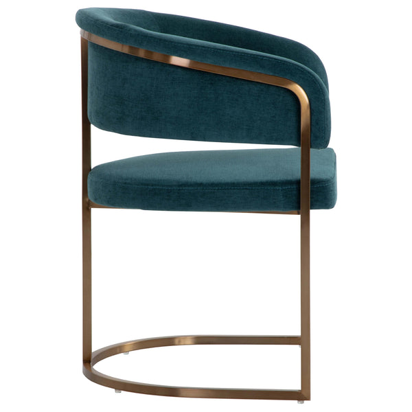 Home Fashion Marris Dining Chair Danny Teal Set Of 2