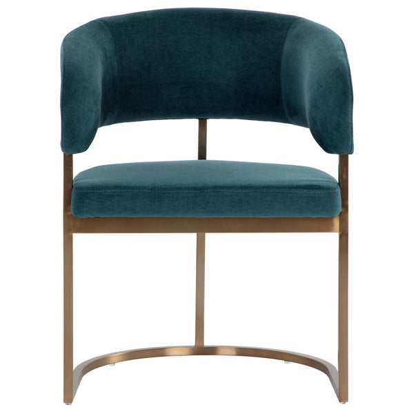 Home Fashion Marris Dining Chair Danny Teal Set Of 2
