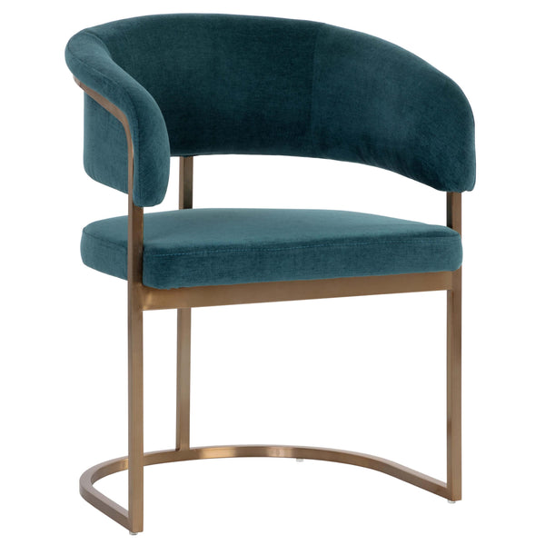home fashion Marris Dining Chair Danny Teal Set of 2