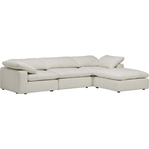 Home Fashion Mateo 4 Piece Modular Sectional Nomad Snow