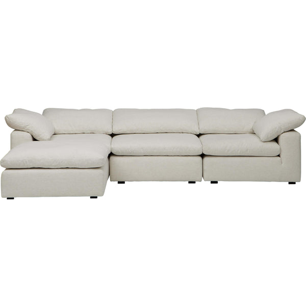 Home Fashion Mateo 4 Piece Modular Sectional Nomad Snow