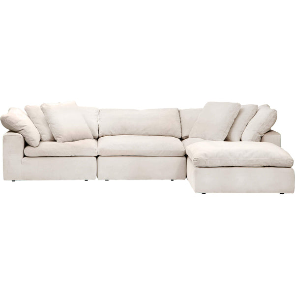 Home Fashion Mateo 4 Piece Modular Sectional Romo Linen
