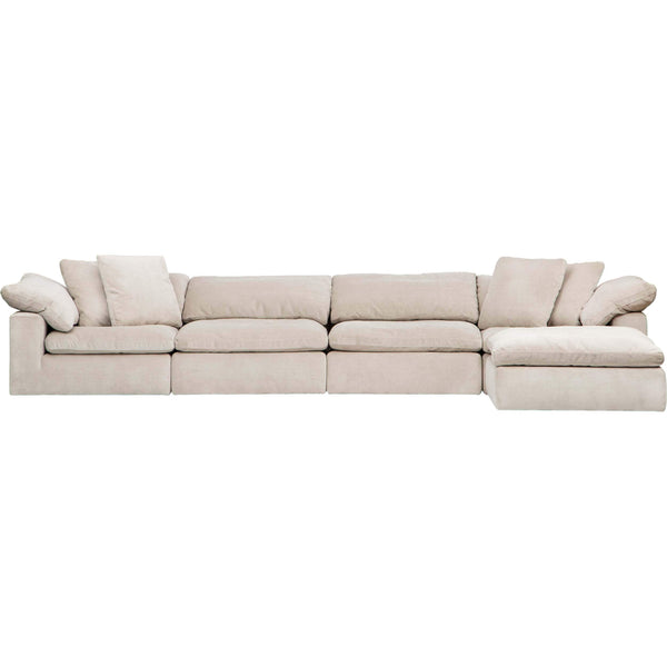Home Fashion Mateo 5 Piece Modular Sectional Romo Linen