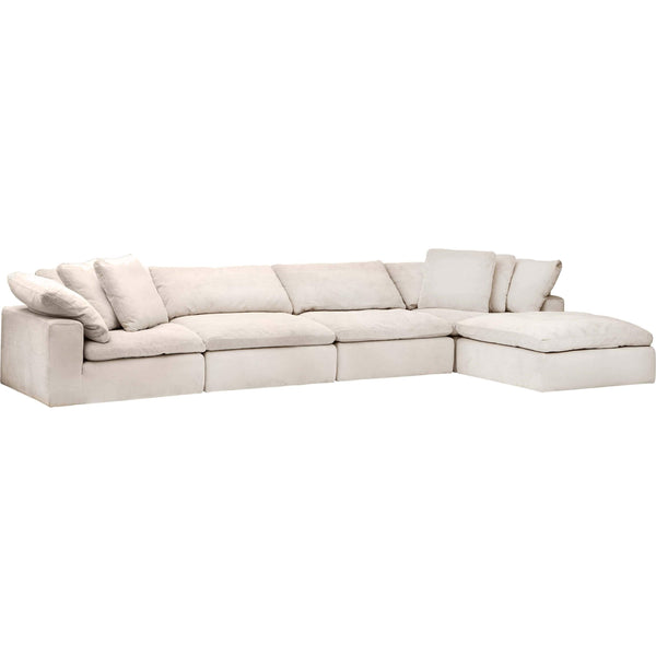 home fashion Mateo 5 Piece Modular Sectional Romo Linen