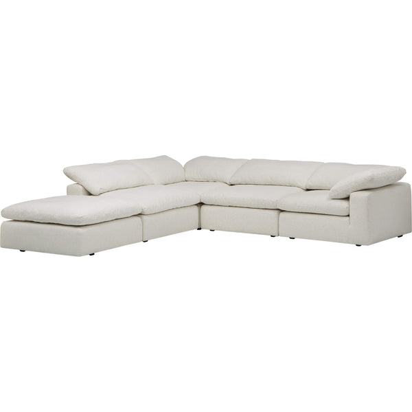 home fashion Mateo 5 Piece Modular Sectional w/Ottoman Nomad Snow