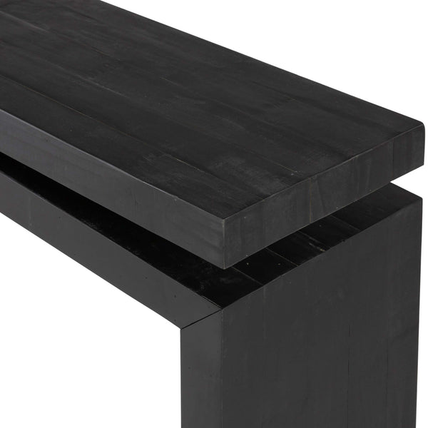 Home Fashion Matthes Large Console Aged Black By Four Hands