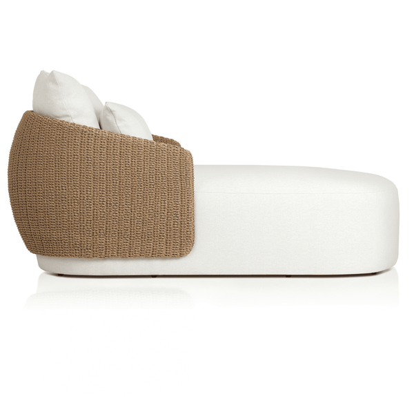 Home Fashion Maven Outdoor Double Chaise Faux Hyacinth By Four Hands