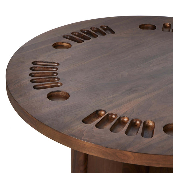 Home Fashion Mayfield Poker Table Dark Guanacaste By Amber Lewis X Four Hands