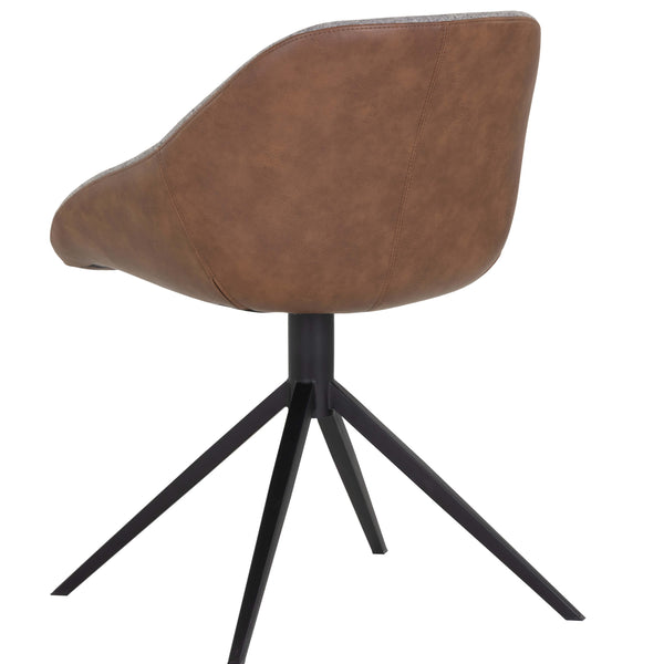 Home Fashion McCoy Swivel Dining Chair November Grey Set Of 2