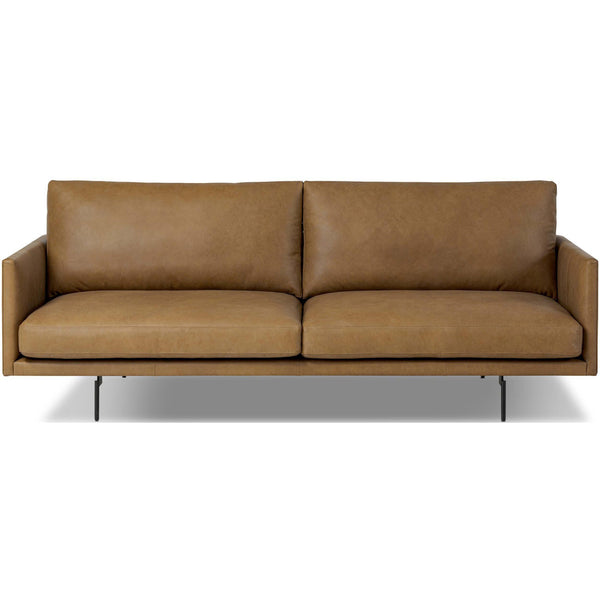 home fashion Melle Leather Sofa Lipari Camel by Four Hands