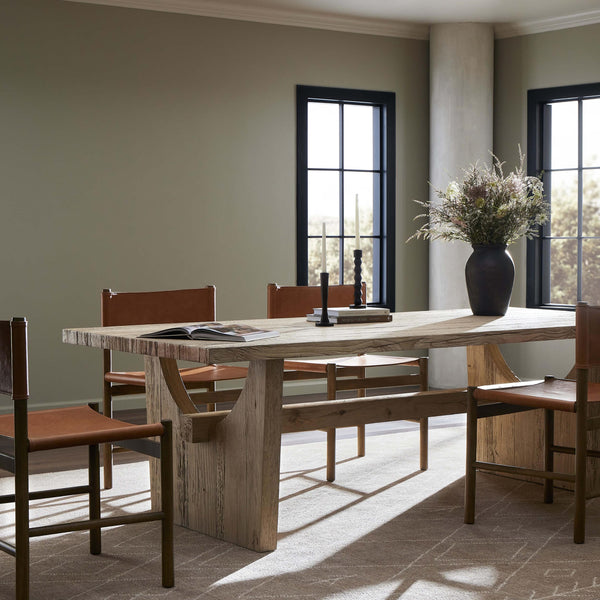 Home Fashion Merida Rectangular Dining Table Bleached Alder By Four Hands