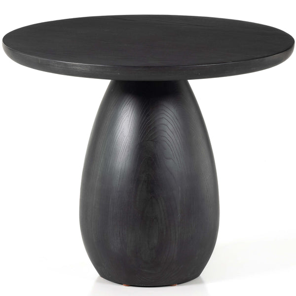 Home Fashion Merla Wood End Table Black Wash Ash By Four Hands