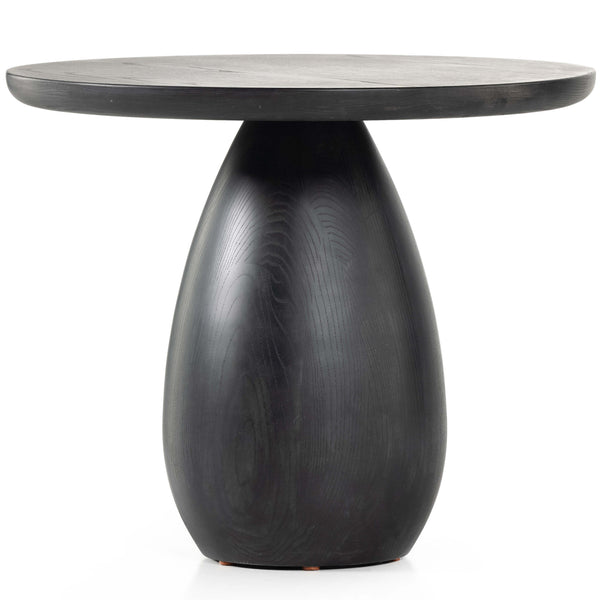 home fashion Merla Wood End Table Black Wash Ash by Four Hands