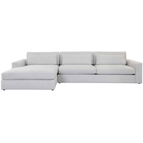 Home Fashion Merrick LAF Chaise Sectional Ernst Silverstone