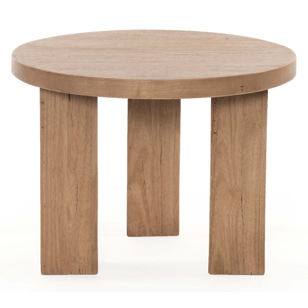 Home Fashion Mesa End Table Light Brushed Parawood By Four Hands