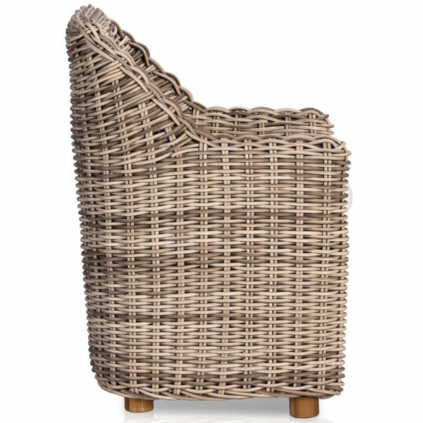 Home Fashion Messina Outdoor Dining Arm Chair Sand By Four Hands