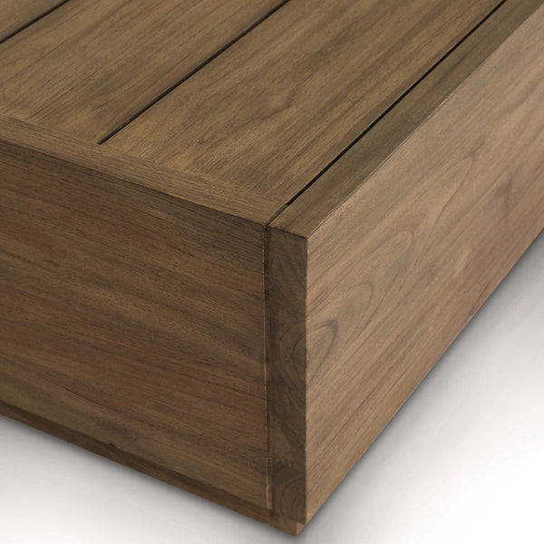 Home Fashion Messo Outdoor Coffee Table Toasted Brown By Four Hands