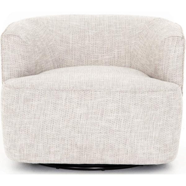 Home Fashion Mila Swivel Chair Brazos Dove By Four Hands