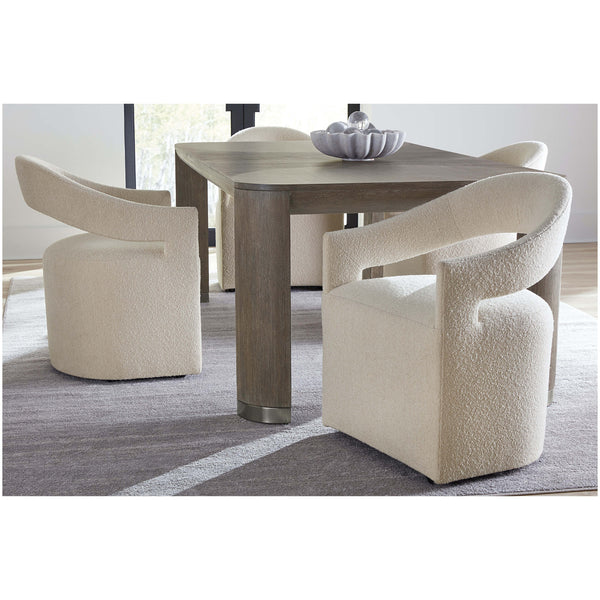 Home Fashion Modern Mood Upholstered Arm Chair Inverness Natural