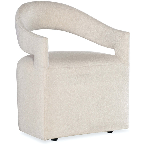 home fashion Modern Mood Upholstered Arm Chair Inverness Natural