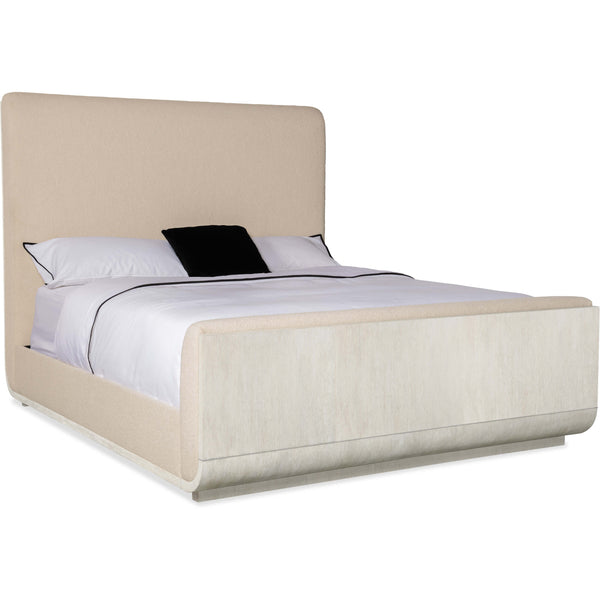 home fashion Modern Mood Upholstered Panel Bed Inverness Natural/Diamond