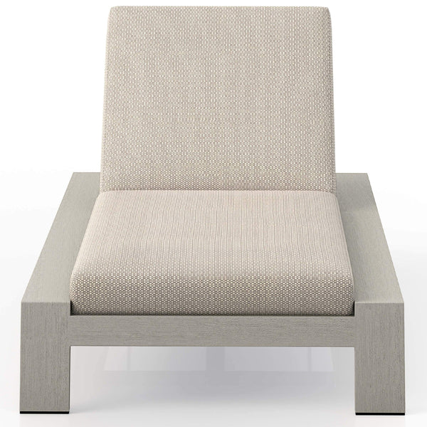 Home Fashion Monterey Outdoor Chaise Faye Sand/Weathered Grey By Four Hands