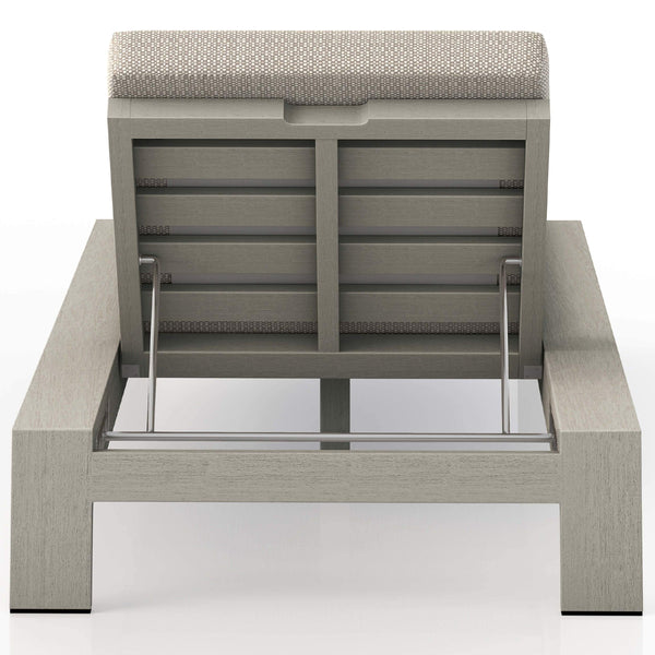 Home Fashion Monterey Outdoor Chaise Faye Sand/Weathered Grey By Four Hands