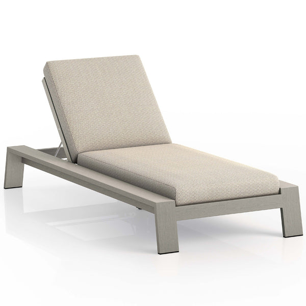 home fashion Monterey Outdoor Chaise Faye Sand/Weathered Grey by Four Hands