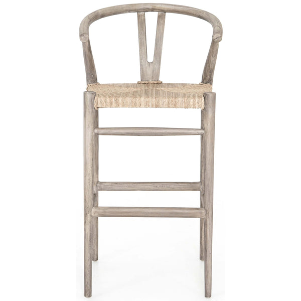 Home Fashion Muestra Bar Stool Weathered Grey By Four Hands