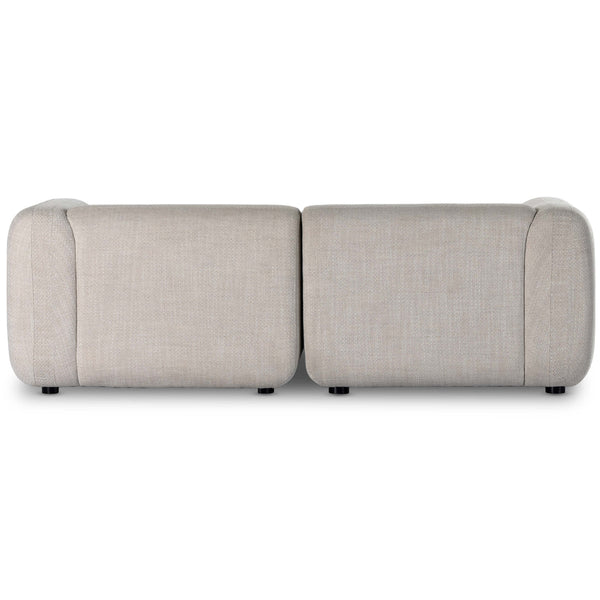 Home Fashion Nara 2 Piece Media Lounger Gibson Wheat By Four Hands