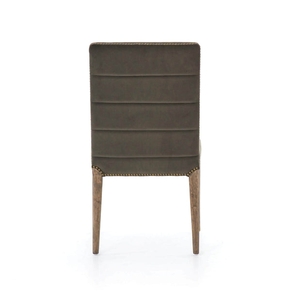 Home Fashion Nate Dining Chair Modern Velvet Loden Set Of 2 By Four Hands