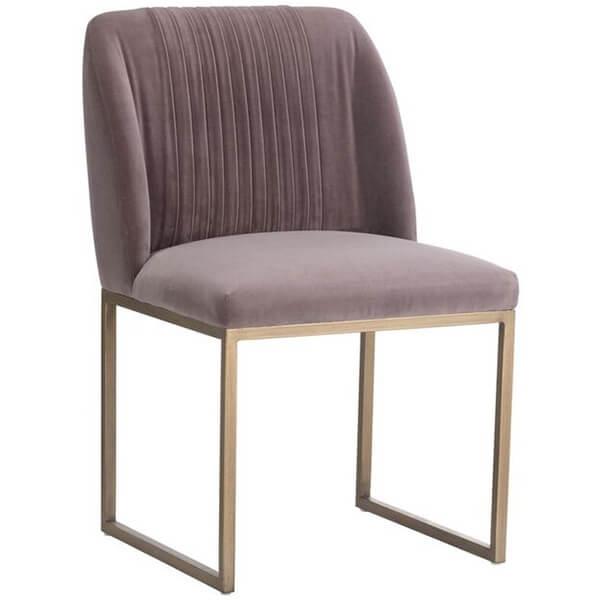 home fashion Nevin Dining Chair Blush Purple Set of 2
