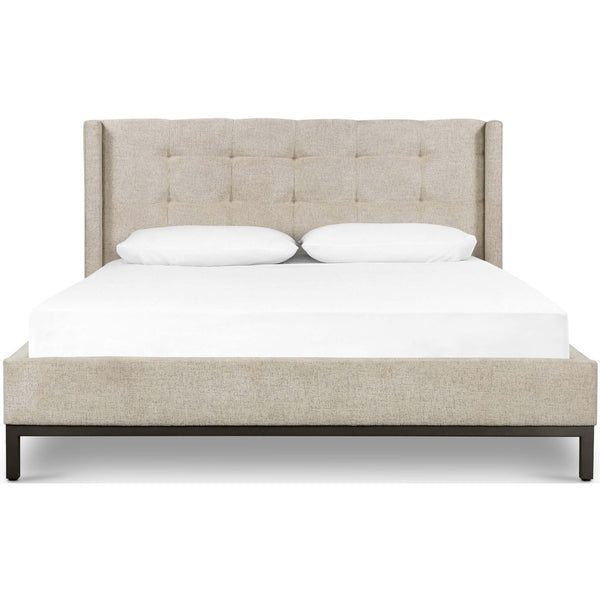 Home Fashion Newhall 40.25" Bed Plushtone Linen By Four Hands