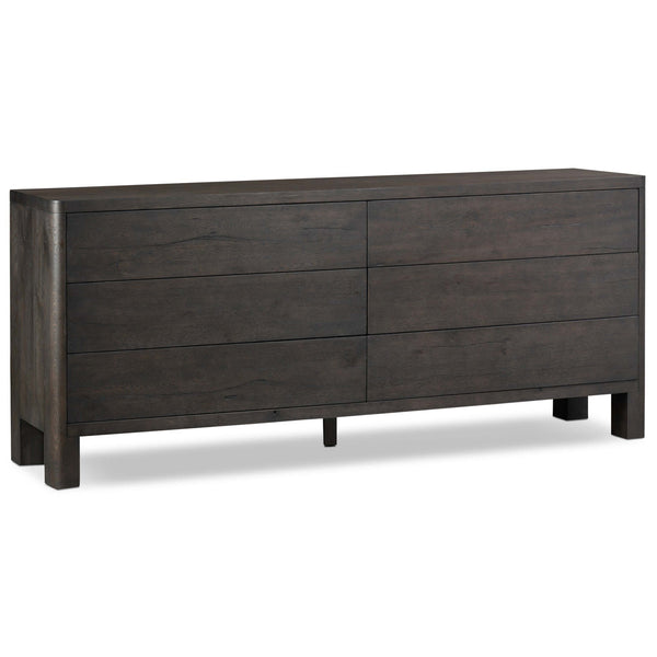 home fashion Noeline 6 Drawer Dresser Smoked Black by Four Hands