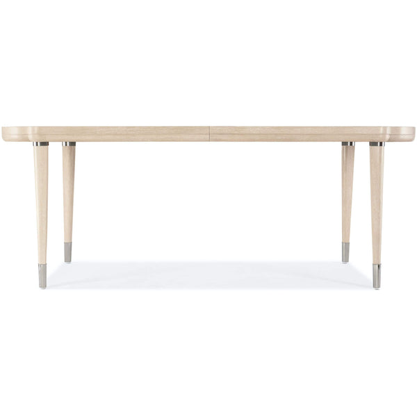 Home Fashion Nouveau Chic Rectangular Dining Table W/Leaf