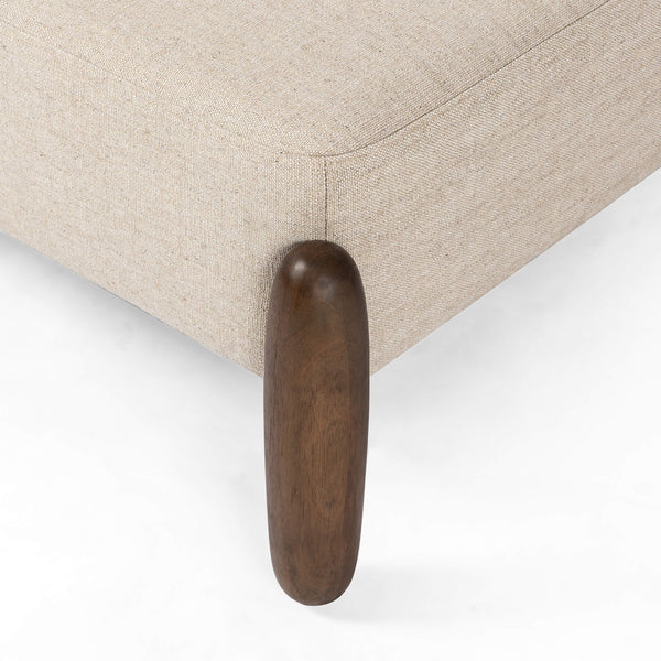 Home Fashion Oaklynn 32" Ottoman Alcala Wheat By Four Hands