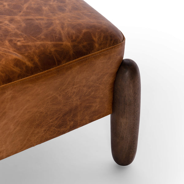 Home Fashion Oaklynn 32" Ottoman Raleigh Chestnut By Four Hands