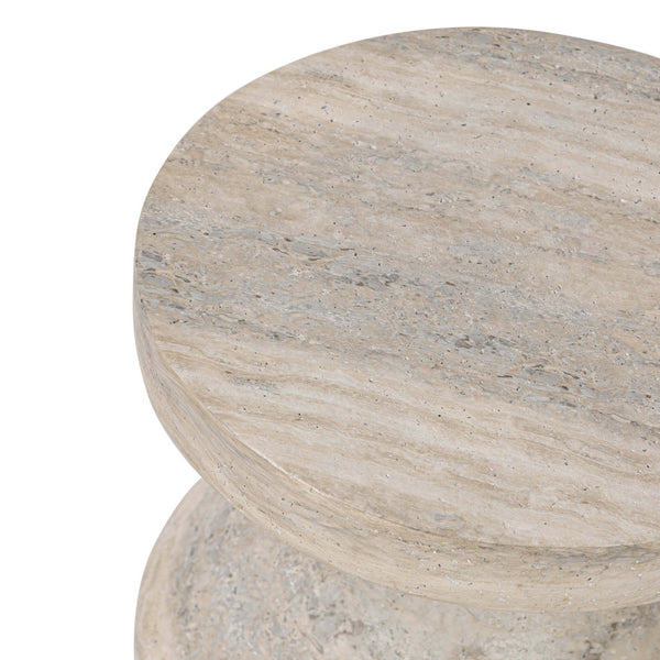 Home Fashion Odeon End Table Textured Sandy Grey By Four Hands