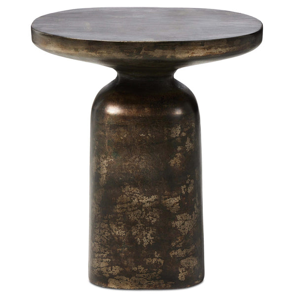 Home Fashion Odessa End Table Distressed Bronze By Four Hands